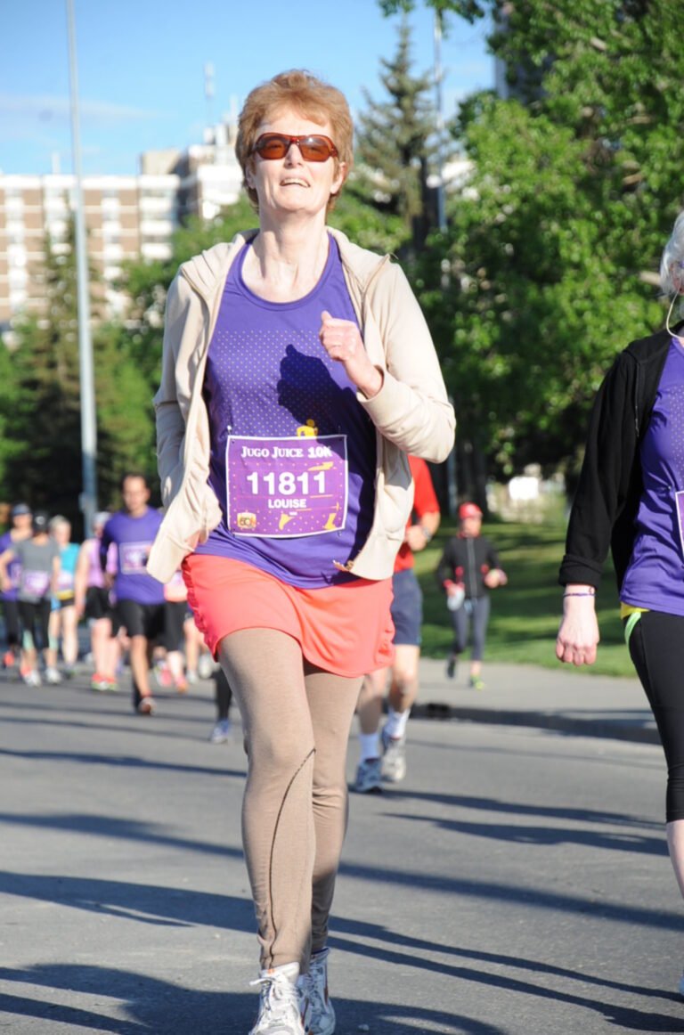 10K Marathon Race in Calgary, Alberta, Canada.