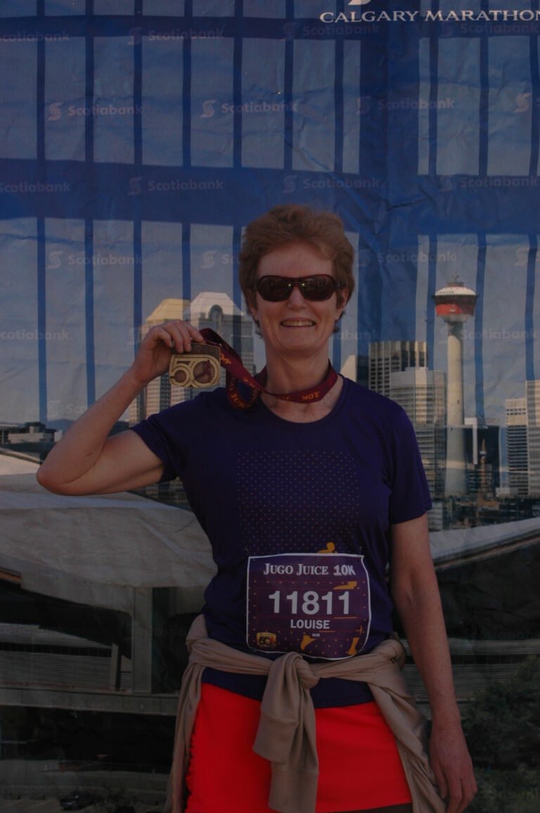 10K Marathon Race in Calgary, Alberta, Canada.